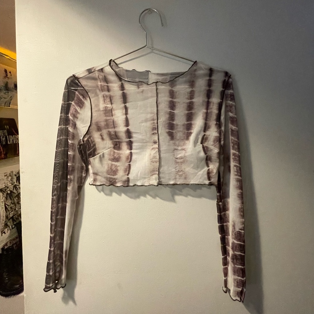 Mesh long sleeve